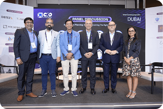 Irene Riad receiving recognition at CXO 2.0 Conference